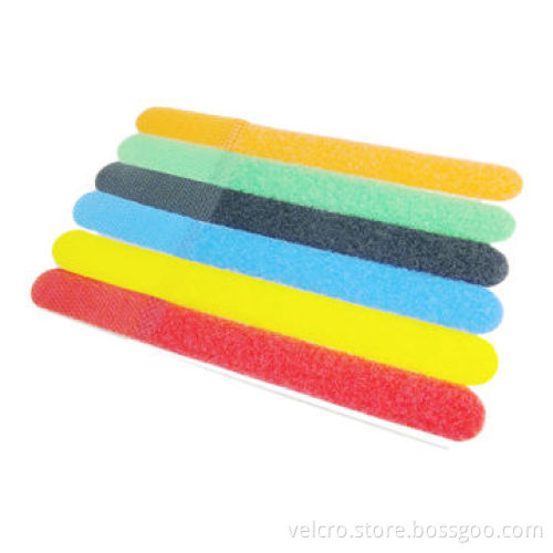 100% nylon colored Velcro cable tie with customized size and logo